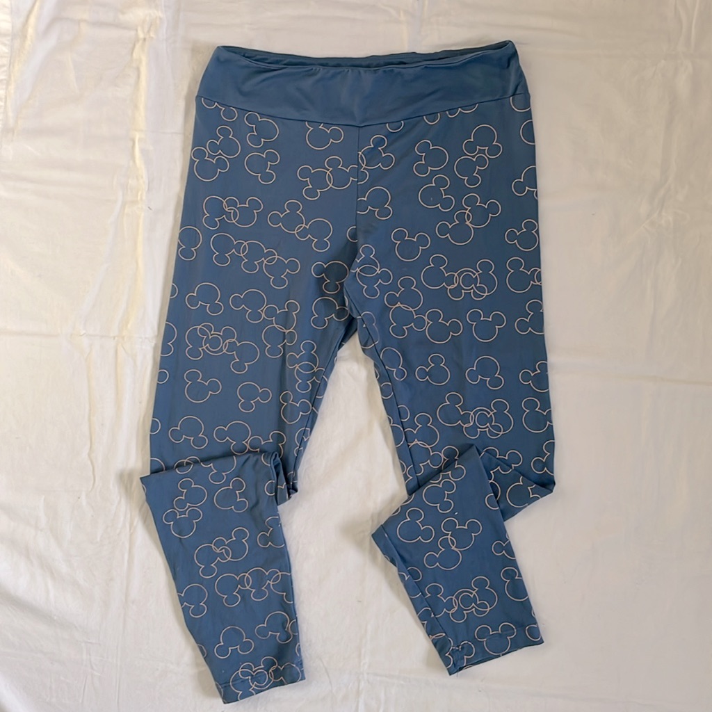 Leggings Blue Gold Disney